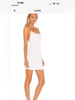 Gauge81 White Mini Slip Dress